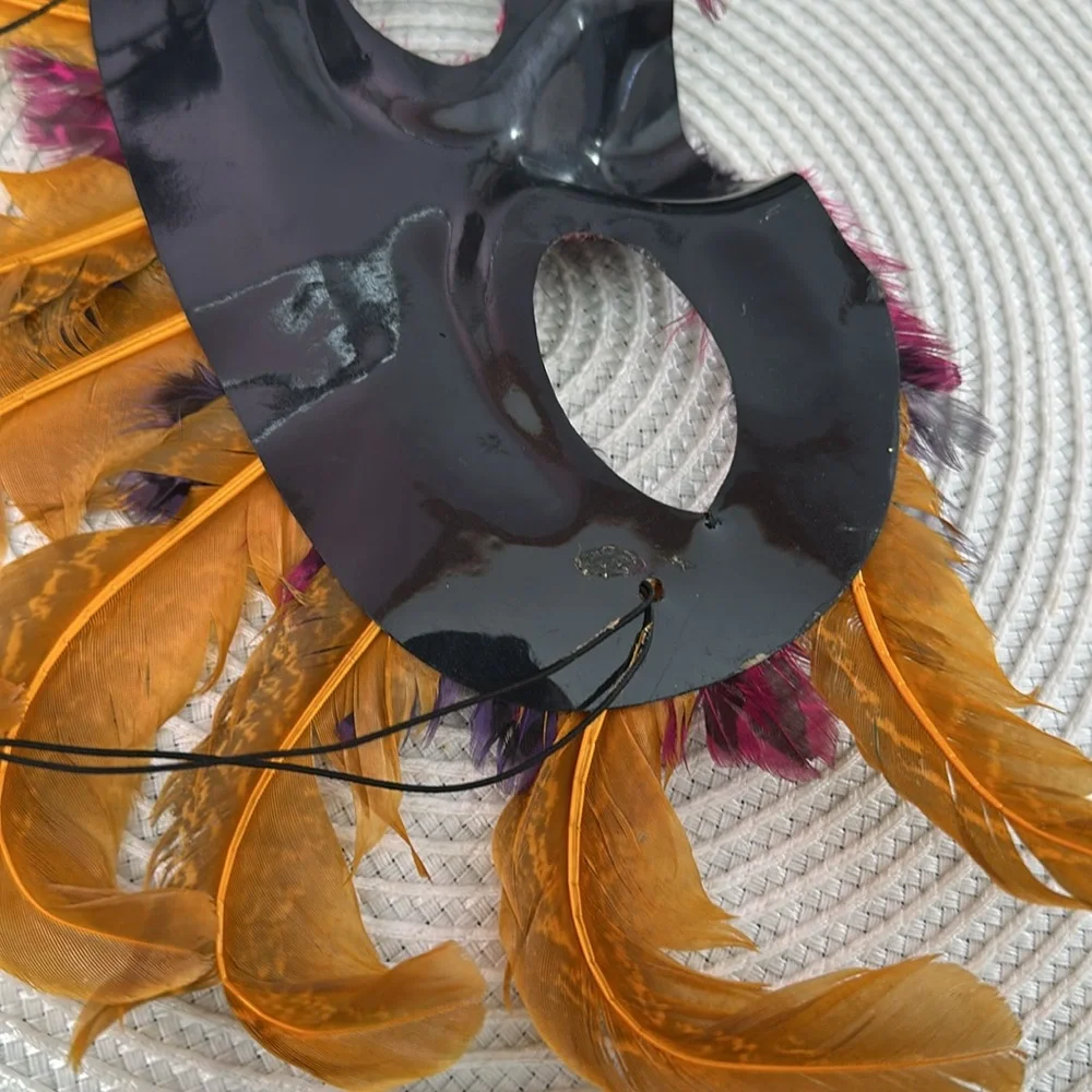 Feathered Masquerade Mask
